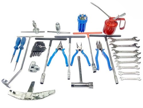 Vespa officina attrezzi chiavi - vespa,