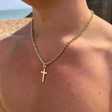 Collana uomo argento oro - uomo,