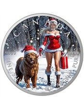 Canada 2025 SANTA & DOGGY 1 oz