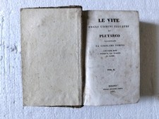  PLUTARCO - TOMO X ,XI, XII  IN UNO -  1830 TORINO 