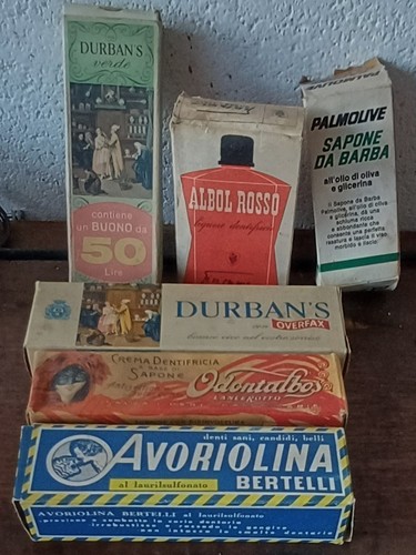 Antiche scatole dentifricio - antiche, di