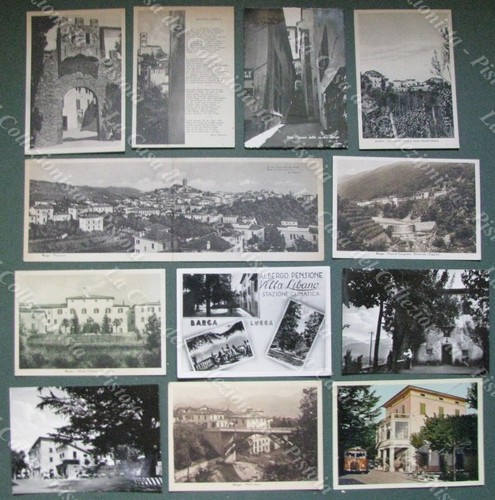Barga lucca 12 cartoline - barga,, lucca.