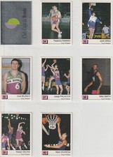 Club Caja de Ronda 1991 Panini Basket Liga ACB Stickers Set Completo 10 Carte