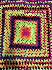 handmade afghan crochet  32x32
