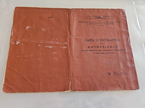 Carta circolazione epoca - carta, di