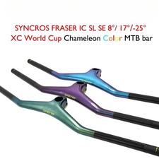 Manubrio integrato MTB Full Carbon XC Trail 8°/17°/25° con supporto computer