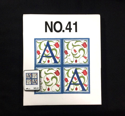 Carta disegni ricamo alfabeto