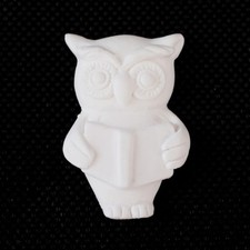 26175 Bomboniere 24pezzi Gessetti Gufo Gufetto Portafortuna con Libro con Segnap