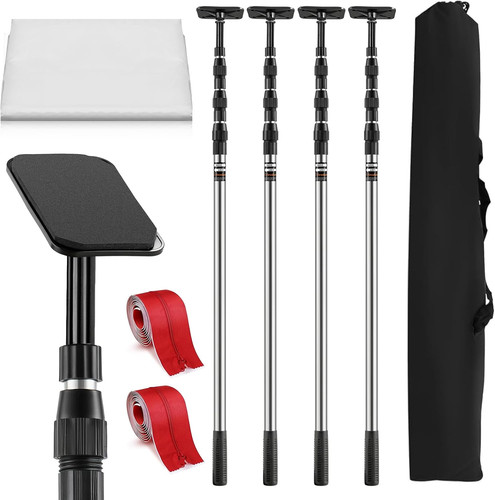 Pali barriera antipolvere 10ft - barriera,
