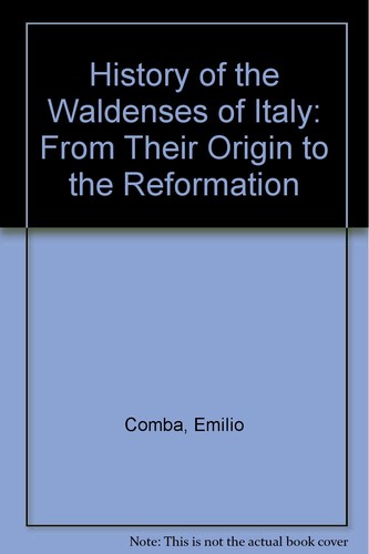 History the waldenses of - of,