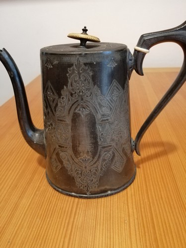 Antica teiera peltro - teiera,