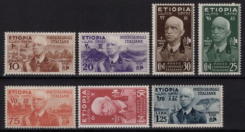 Colonie etiopia 1936 serie - etiopia,