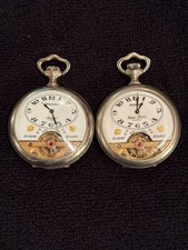 DUE orologi da tasca Hebdomas