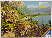 Puzzle Old Stock Ravensburger 1500 pz - Lago di Ginevra ~ Lemanno