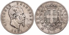 i-501425 Italy 5 Lire 1871 M