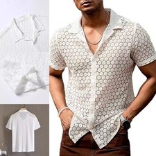 Elegant Men's Shirt with Dots