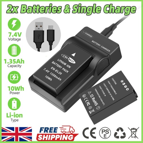 El20 el20a batteria - en-el20, en-el20a