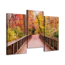 Quadri moderni su tela paesaggio |Q818| natura autunnale stampa dipinto a olio