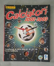ALBUM CALCIATORI PANINI 2002/03 VUOTO INSERTI E FIGURINE ALLEGATE JUVENTUS INTER