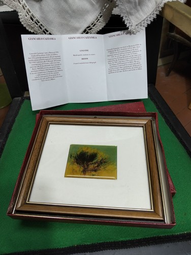 Mini litografia smaltata - litografia,