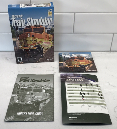 2001 microsoft train - train, simulator