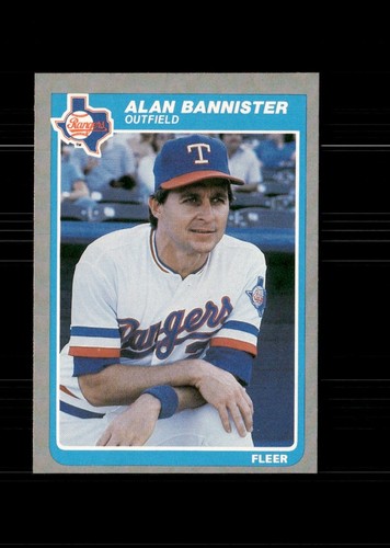 Fleer 1985 alan bannister - fleer,