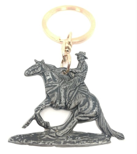 Reining portachiavi dorato - ,