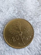 20 LIRE QUERCIA ANNO 1972