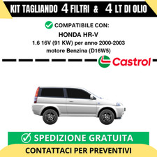 Tagliando per honda - per, hr-v