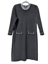 DKNY Vestito Maglione Nero