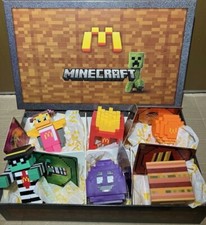 MCDONALD'S HAPPY MEAL MINECRAFT 2025 6 PERSONAGGI CON CARD CODICI MOVIE FILM