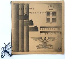 1° Legione Milizia Universitaria MVSN quadro della Legione originale anno XI