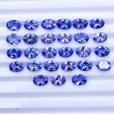 VVS 4 Pezzi Tanzanite Naturale