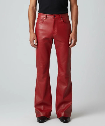 Pantaloni uomo pelle - pantaloni,