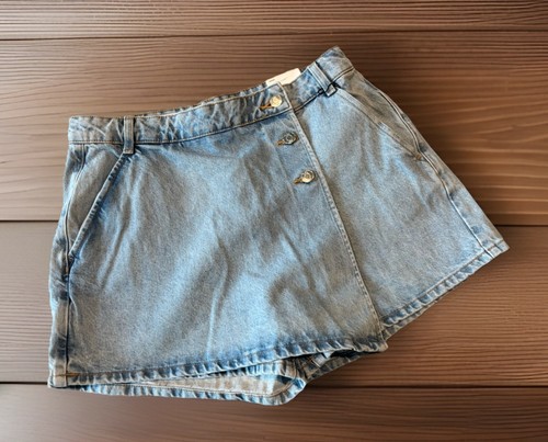 Zara denim skort donna large - zara,
