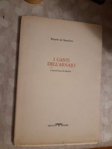 Canti dell arnajo bonario - canti,