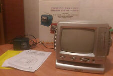 Televisore portatile MAJESTIC TV 2001 bianco nero b/w radio