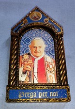 QUADRETTO PAPA GIOVANNI XXIII Angelo Giuseppe RONCALLI SOTTO IL MONTE BG 15 x 8