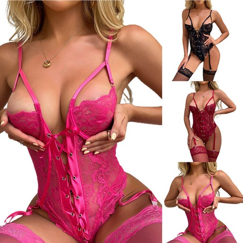 Donna lingerie nero scollo - donna,