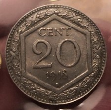 20 Centesimi 1918 Esagono