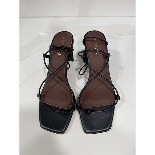 Sandali alohas neri pelle - alohas,