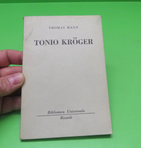 Tonio kroger biblioteca - tonio,