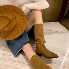 Stivaletti Stivali Tacco Basso