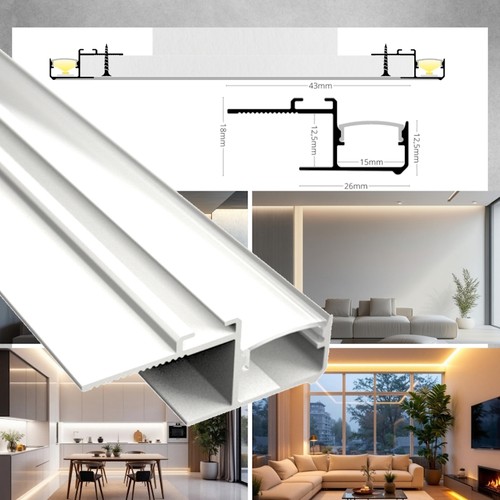 Profilo led per cartongesso - per,