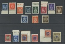 SAN MARINO 1945 STEMMI 17V. 5