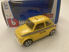 Modellino Fiat 500 Burago 1:43 NYC Taxi - Boxed
