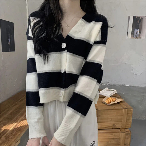 Cardigan donna scollo a - , v