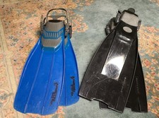 Lotto pinne subacquee vintage