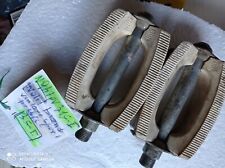 COPPIA PEDALI BICI SPORTIVA VINTAGE ACCIAIO NOLI MARCATI PEDALI BICI VINTAGE