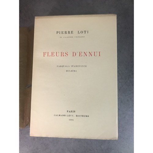 Pierre loti fleurs ennui - pierre, d'ennui